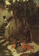 John William Waterhouse The Orange Gatherers china oil painting artist